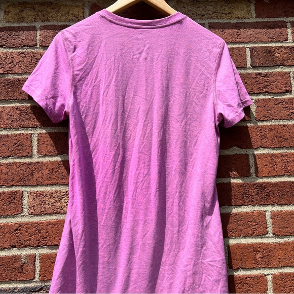 Adidas Ultimate 2.0 V Neck T Shirt Pink Womens Size Medium Short Sleeve Tee - Picture 4 of 7